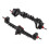 Portalachse SCX10 III Alu schwarz rot 15
