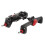 Portalachse SCX10 III Alu schwarz rot 18