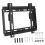 TV Wall Mount Fixed Bracket for 3265 Inch Screens, Low Profile, Easy Install, Black 1