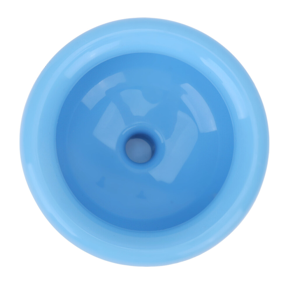 Sky Blue Palm Chest Percussion Cup For Mucus Removal, Silicone Gel