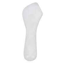 Organic Material Serving Spoon, Elegant Design Ideal For Caviar Serving, Jadestone Hand Carved With Detox Effect, Portable Design And Glimmering