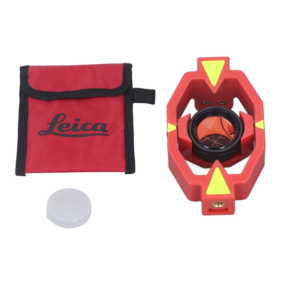 Red Mini Surveying Prism 30Mm Offset K9 Glass For Total Station Accurate Optical Measurement 9169991173023