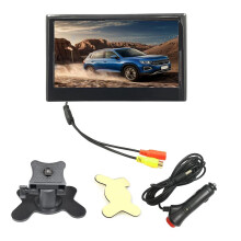 12V-24V 7-Tums TFT LCD-FäRg HD-SkäRm för Bil CCTV Baksidan Backup-Kamera BilelektroniktillbehöR