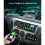 Sistema de Som Automotivo Single Din com CarPlay Android Auto, Tela Sensível Ao Toque de 4 Polegadas, MP5 Player,  FM, Câmera de Ré Mirror 4