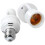 Motion Sensor Light Socket E26 E27 with 360 Detection, Energy Saving AutoOff, NoWire Installation for Garage Closet 2
