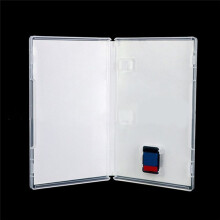 Transparent Game Card Case for Book Style Holder with Cover Durable Cartridge Storage Box
