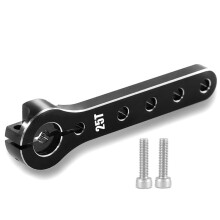 Metal 25t Braço de Direção Servo Horn para 1/10 RC Crawler para Axial Scx10 Trx4 -6 Peças Preto