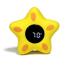 Baby Bath Water Temperature Gauge,Yellow Pentagram, Electronic, IP67 Waterproof, Quick & Accurate Measurement