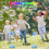 Automatic Bubble Machine Vertical Streetlight Bubble Maker with Sound Light for Birthday Wedding Christmas Party 5