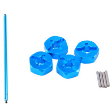 1x Central Driving Shaft for WL Toys A949 A959 A969 A979 K929 & 4Pcs Hexagonal Combiner Wheel Rim Hex 7mm