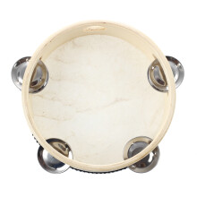 6inch Musical Tambourine Tamborine Drum Round Percussion Gift with 2 x New Percussion Rhythm Sticks