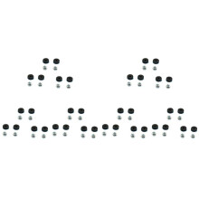 36Pcs Rubber Ring Set for V966 V977 XK K110 K120 RC Helicopter Airplane Drone Spare Parts Accessories