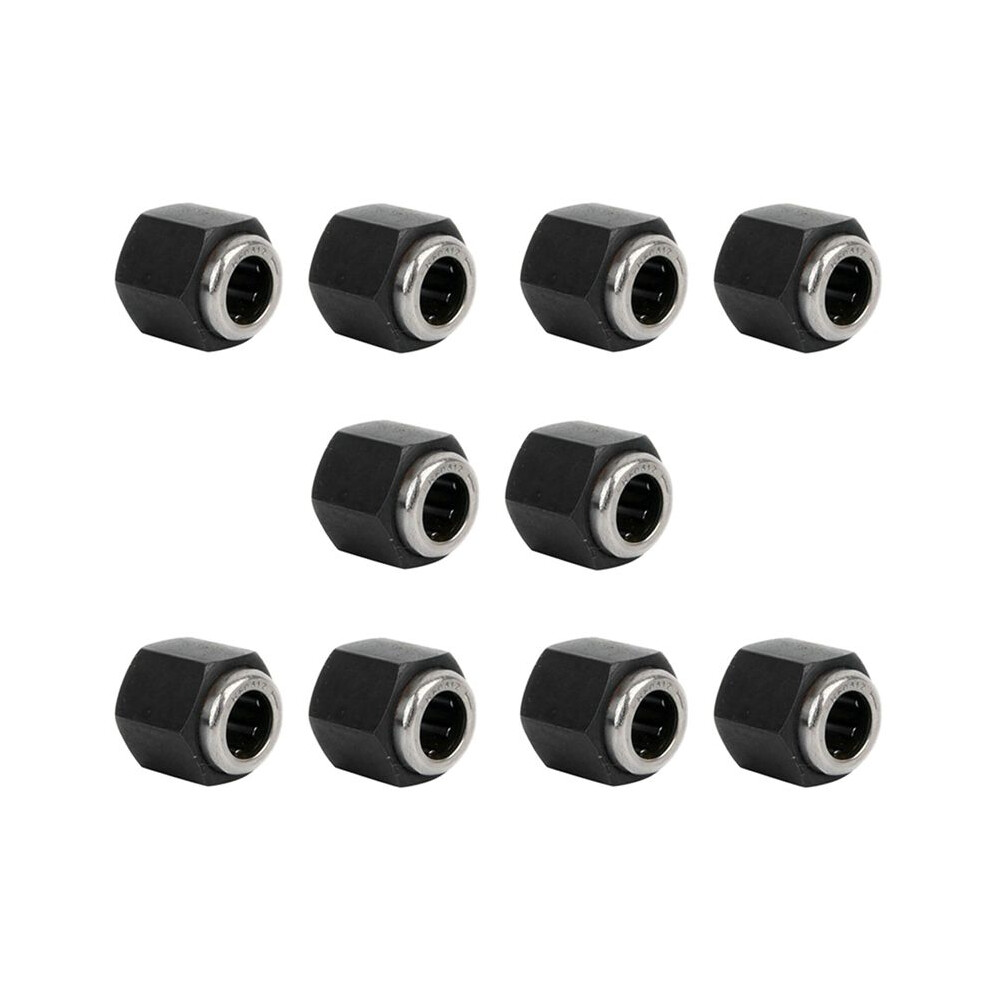 10Pc R025 12Mm One Way Bearing Hex Nut For Hsp 94188 94122 1/8 1/10 Rc Model Car Buggy Truck Vx 28 21 18 16 Nitro Engine 4711535774989