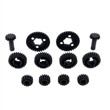 RC Auto-Upgrade voor- en Achteras, Grote en Kleine Tandwielset voor MJX 1/12 H12Y H12Y+ RC Auto-Accessoires
