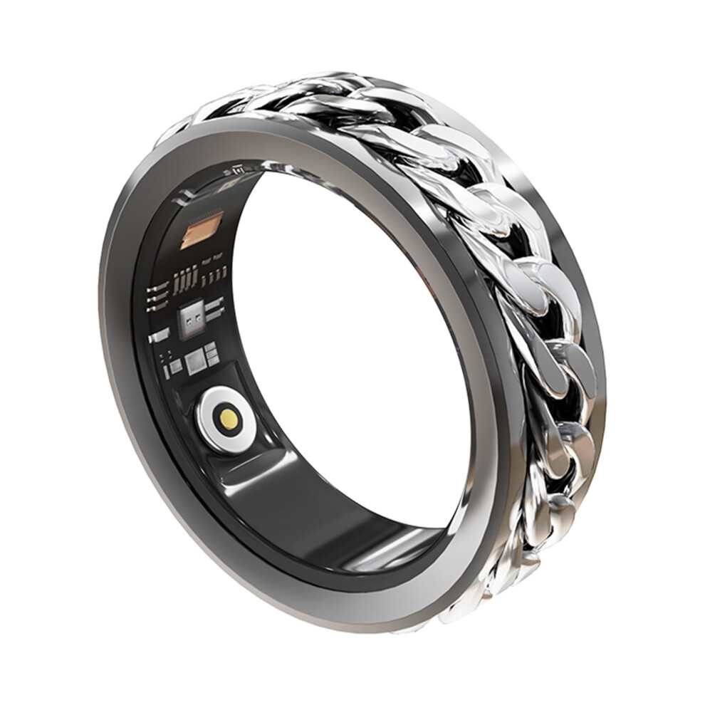 Smart Health Ring with Heart Rate, Sleep, SpO2 and BP Monitoring, IP68 Waterproof Fitness Tracker