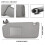 Driver Front Left Side Sun Visors with Light for  RAV4 2006-2013 Car Accessories 74320-42501-B2 7