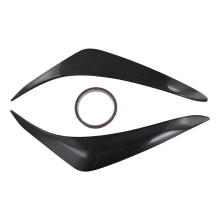 Auto Koplamp Wenkbrauw Koplamp Ooglid Wenkbrauw Koolstofvezel Afwerking voor Prado 2700 4000 2014-2017