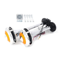 Klaxon à Air Universel à Double Tube et Commande Électronique pour Camion, 12 V/24 V, Source D'Air