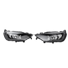 1 Par de Faróis Dianteiros Antiembaçantes LED para Direção de Neblina para XC60 S90 V90 XC90 16-22 32337364 32337365 31434666 31434667