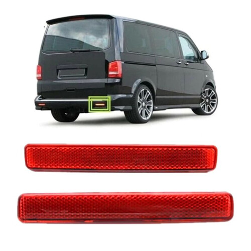 For  Transporter Caravelle Multivan T5 2012-2016 Rear Bumper Reflector 7E0945106C 7E0945105C 2