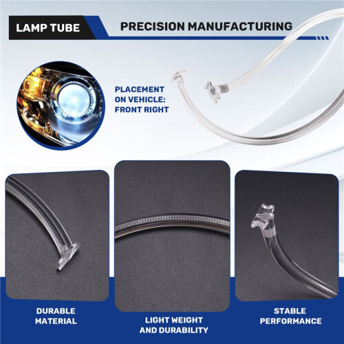 For   2020-2023 DRL Light Guide Plate Light Guide Tube Headlight Daytime Running Light Front Right 2