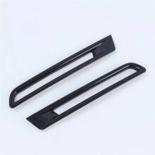 Rear Fog Light Frame Fog Lamp Frame Covers Trim for Sienna 2021-2022 Black