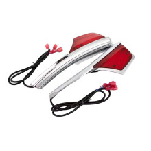 Luz de Seta LED para Motocicleta, Luz Traseira Decorativa Lateral, Luzes Indicadoras de Funcionamento para  Goldwing GL1800 2006-2017