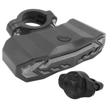 Bike Tail Light with Turn Signal and Brake Light Anti Theft Bike Alarm with Remote,IP65 Waterproof Bike Rear Light