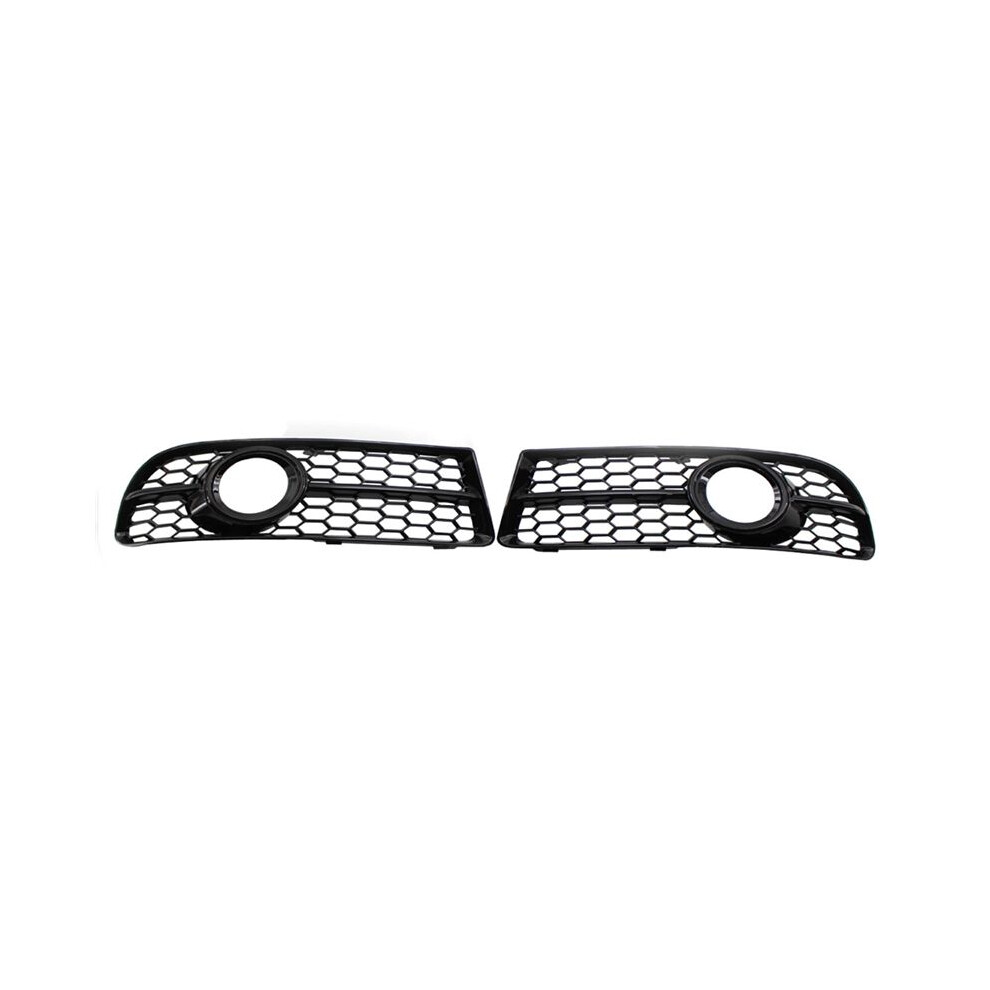 Front Bumper Honeycomb Mesh Fog Grille Cover For A4 B7 S4 B7 A4 S- 2005-2008 8E0807681f 8E0807682f,B Light 6034215213683