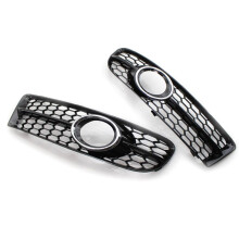 Grille de Protection de Phare Antibrouillard en Nid D'Abeille pour Pare-Chocs Avant pour A4 B7 S4 B7 A4 S- 2005-2008 8E0807681F 8E0807682F,A