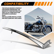 Nowa Osłona Reflektora Nacelle Spear Top Trim Strip do Modeli Road King FLHR FLHRXS 2014-2023 Chrome Headlight Cover