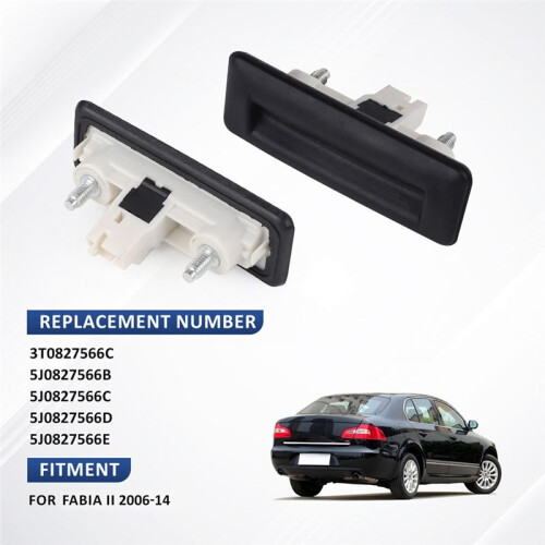 3T0827566C Rear Trunk Lock Release Handle  for    Fabia II Superb Roomster  Tailgate 2