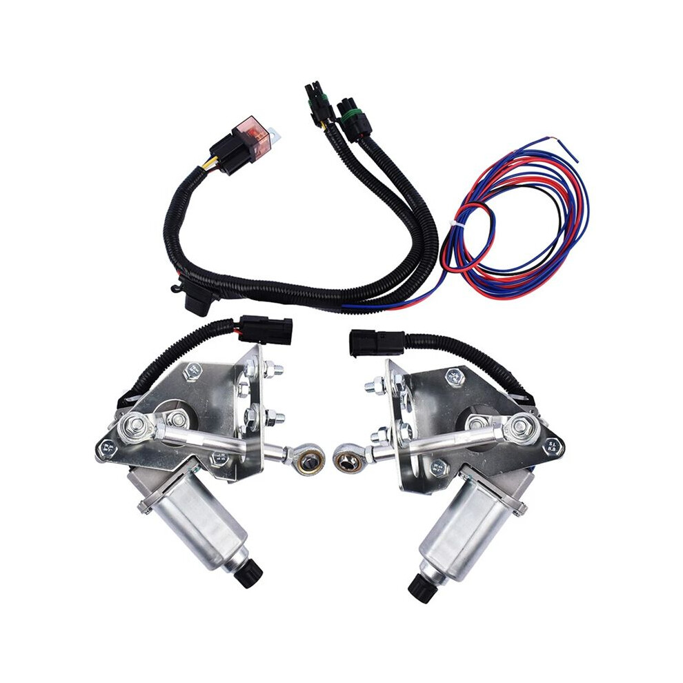 Electric Headlight Conversion Motor Kits With Wire Harness For C3 Corvette 1968-1982 82-9129H 82-9130H 914015 6034266107634