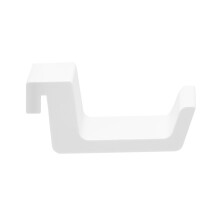 White Headphone Holder for PS5 Quick Install Gaming Headset Hook Space Saving Under Desk