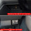 Car ETC Trim Frame Headlight Adjustment Trim Frame ESP Button Trim Frame for  N-BOX 2024 RHD Bright Black 2