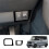 Car ETC Trim Frame Headlight Adjustment Trim Frame ESP Button Trim Frame for  N-BOX 2024 RHD Bright Black 3