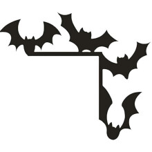 Halloween Housing Decoration Halloween Doorplate Halloween Menjiao Decoration Suitable for Door Angle and Window Angle