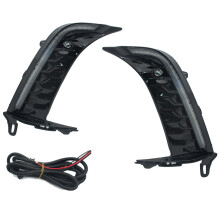 Car Front LED Daytime Running Light Three Color DRL Fog Lights for CAMRY 2024-2025 Turn Signal Lights