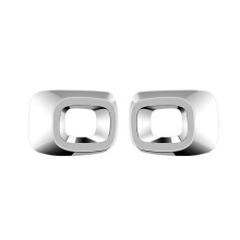 Car Front Fog Light Trim Frame for Freed Crosstar 2024 Fog Lamp Cover Car Accessories Silver