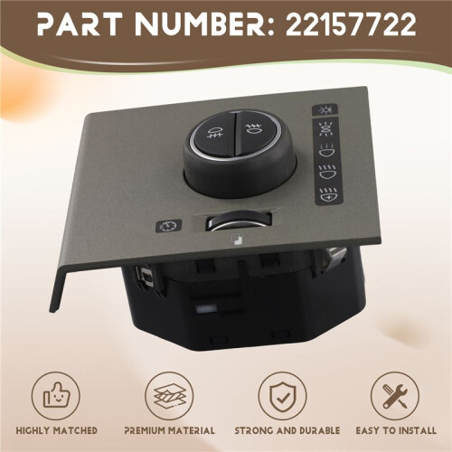 Headlight Knob Control  22157722 for  Truck FM420 Headlight Control Unit 2