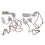 1Pair 13953978510 Front Headlight Daytime Running Light LED Board for  Model S Turn Signal Light Source Chip Module 2