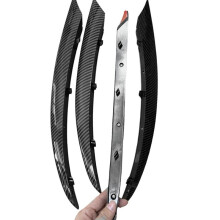 4Pc Front Bumper Lip Splitter Trim Strips Fog Lights Grille Spoiler for C Class W205 2015-2019 C180 C200 B