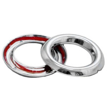 1 Set ABS Chrome Front Fog Lamp Frame Cover Trim Lampshade Frame Bright Strip Patch for ASX 2016-2018