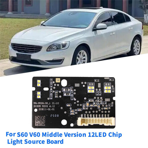 Car Front Headlight LED Chip Light Source PCB Board for  S60  Middle Version 2013-2018 219111-01 21911101 L 1