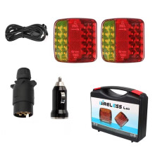 Luce di Segnalazione Posteriore per Rimorchio, Fanale Posteriore Magnetico Senza Fili A LED per Roulotte, , Camion e Autocarri.
