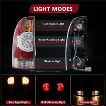 Car Rear Tail Light Assembly for Tacoma 2005-2015 Brake Taillamp Combination Lights Left 8156004150 81560-04150