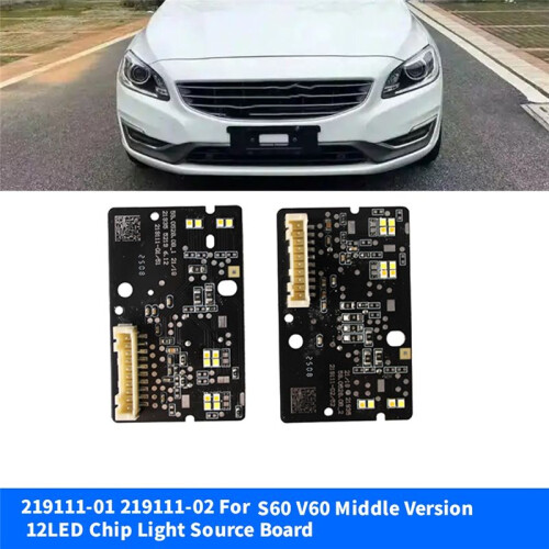 Car Front Headlight LED Chip Light Source PCB Board for  S60  Middle Version 2013-2018 219111-01 21911101 L 2