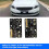 Car Front Headlight LED Chip Light Source PCB Board for  S60  Middle Version 2013-2018 219111-02 21911102 R 3