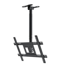 Ceiling TV Mount Adjustable Height Tilt for 3275 Inch Screens Heavy Duty Universal Bracket