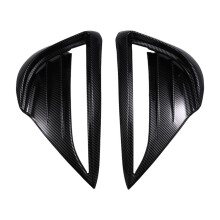 Fog Lamp Wind Knife Spoiler Blade Trim for Model Y 2021-23 Front Fog Light Protective Cover ABS Decoration,B